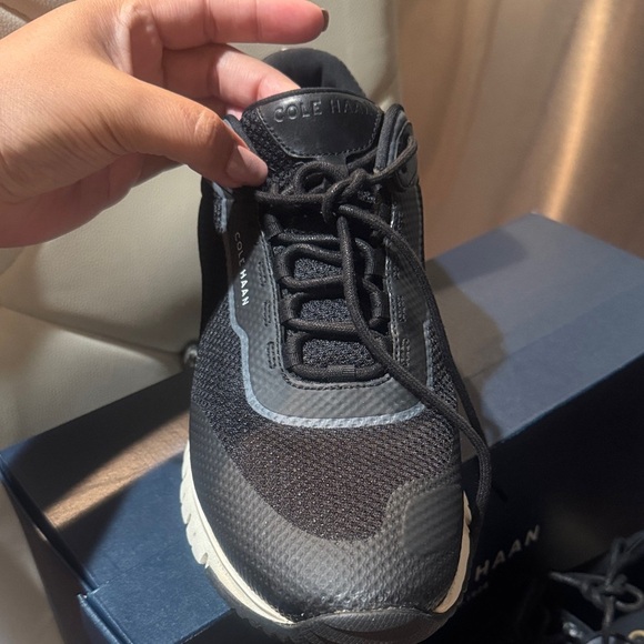 Cole Haan Men's Black Mesh Sneakers - Picture 7 of 8